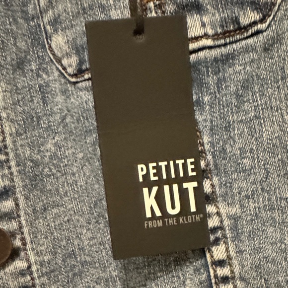 Kut from the Kloth Dark Wash Jean Jacket - Picture 2 of 9